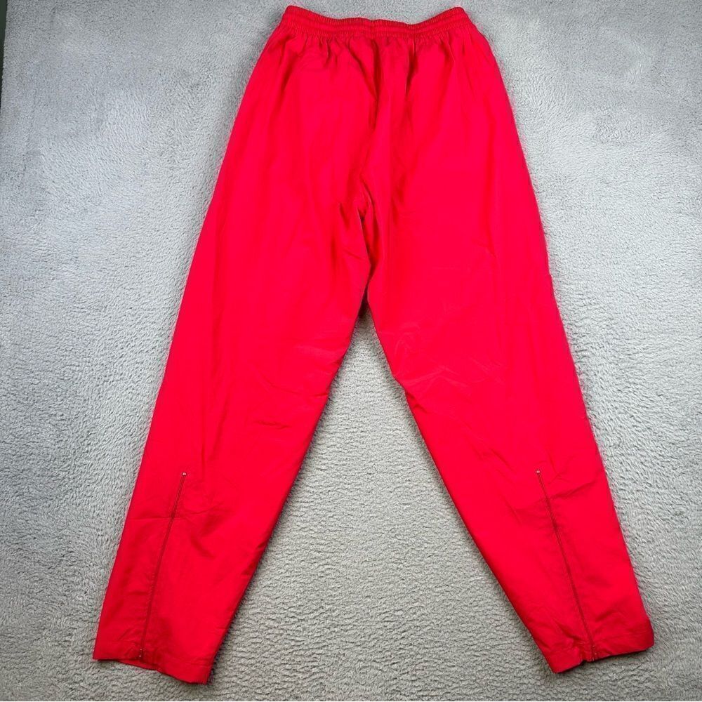 Mizuno Windbreaker Pants Adult Large Pink Swishy Drawstring Mesh Lined Nylon NEW - Picture 4 of 16